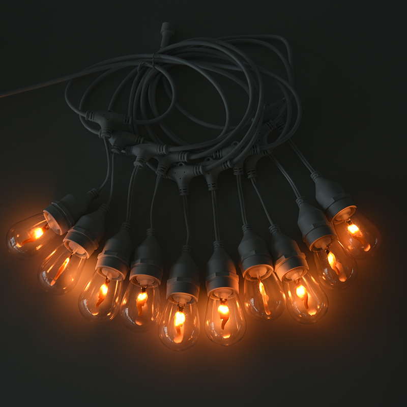 S14 Hangertype E27 Spiraal Warm Wit Lichtslingers 3,5V Laagspanningsveiligheidsmodel