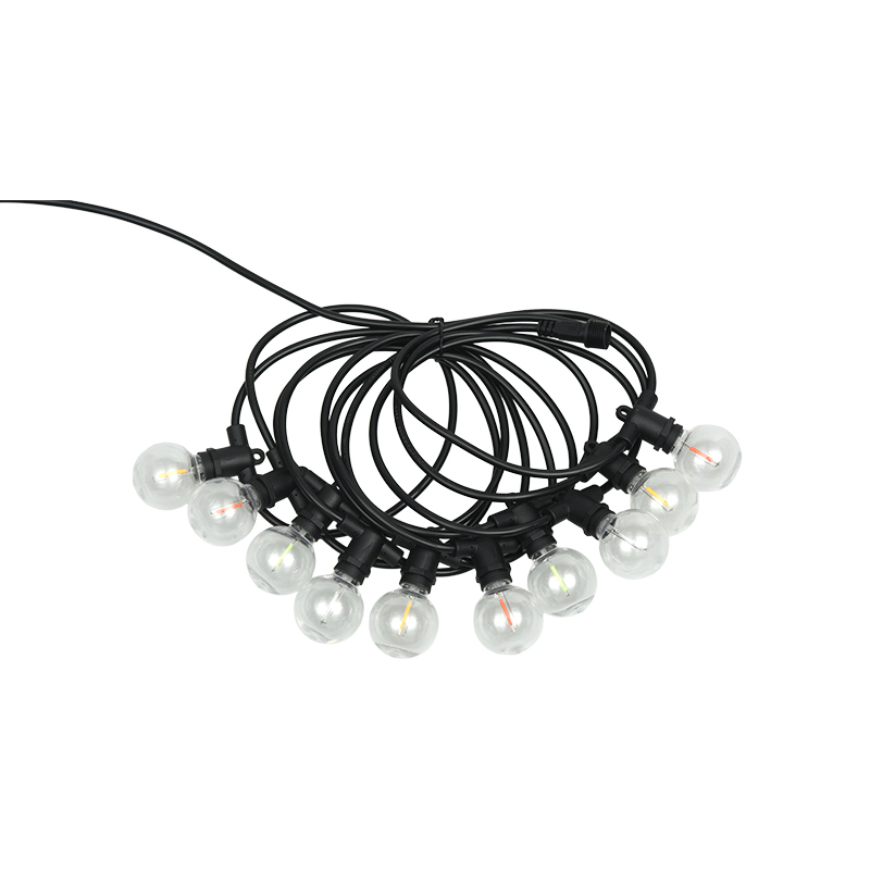 G40 Ball Bubble E12 Spiraalmond Kleurrijke LED Decoratieve Festoenverlichting