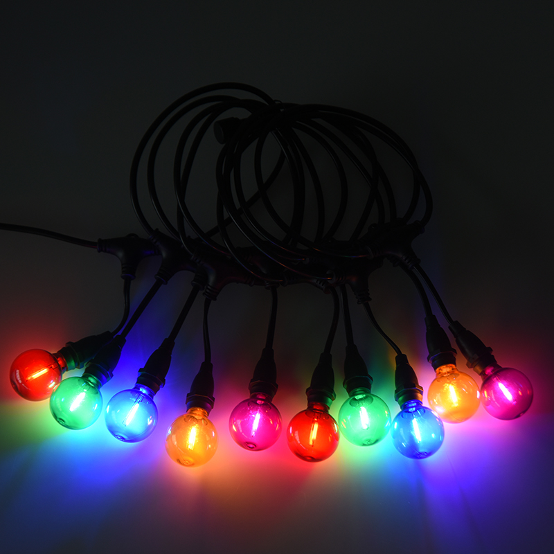 G40 ronde lamp E12 gekleurde hanglamp met schroefbasis